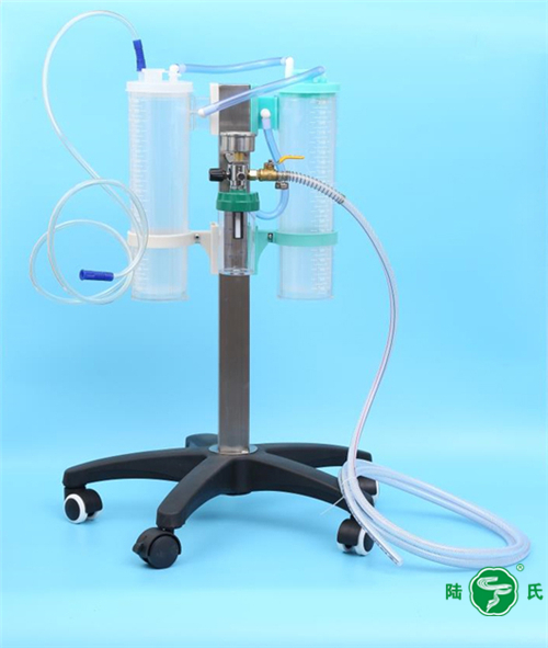 负压引流器2000ml双瓶轮式架